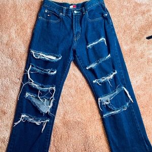 Vintage Tommy Hilfiger Distressed Jeans
